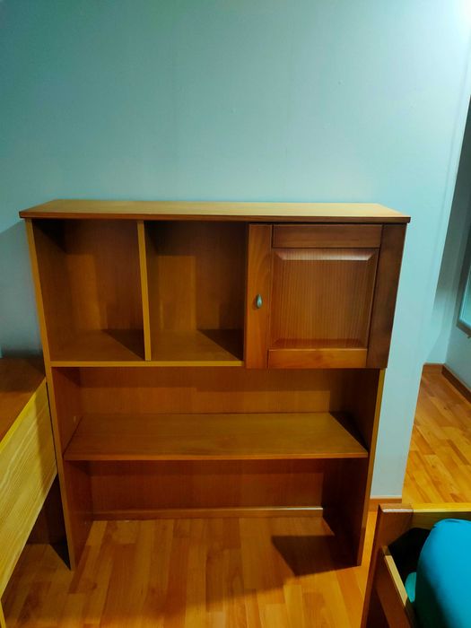 Móvel quarto - Conjunto cama de solteiro, armários e secretária