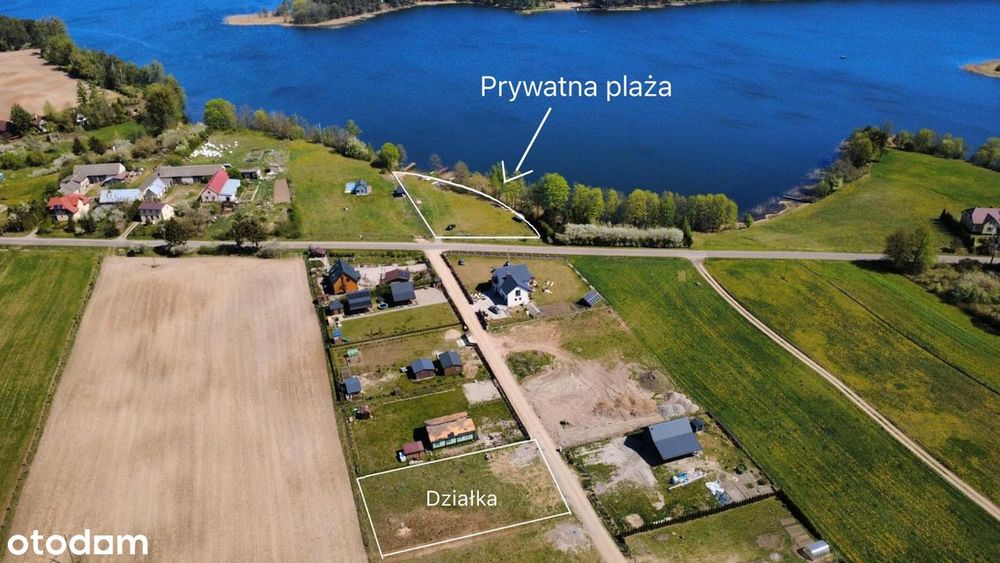 Działka nad jeziorem Rajgrodzkim z dostępem do linii brzegowej