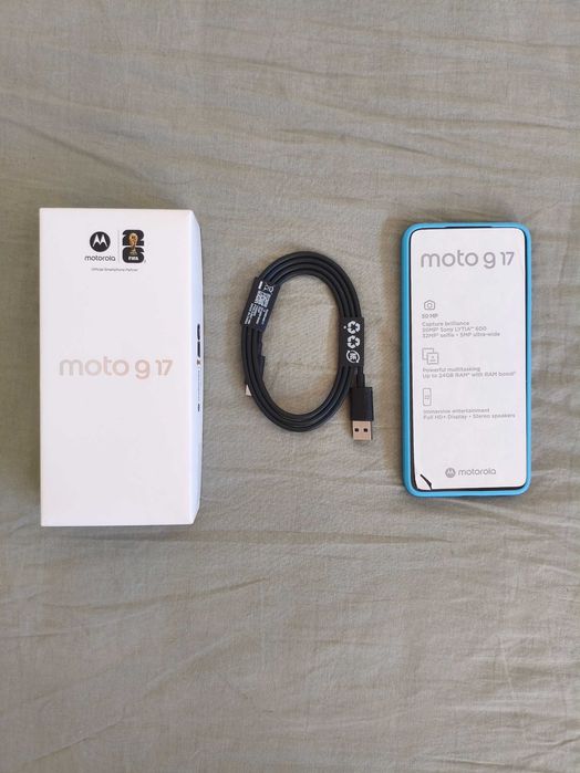 Motorola G17 8+256gb Último modelo e novo telefone