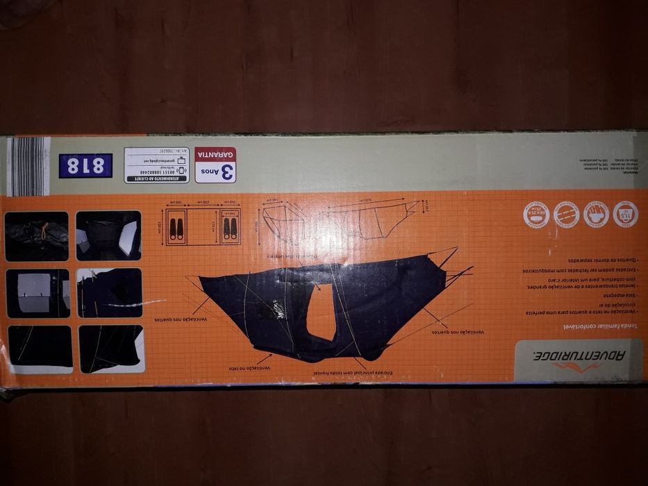 Tenda campismo 4 pessoas