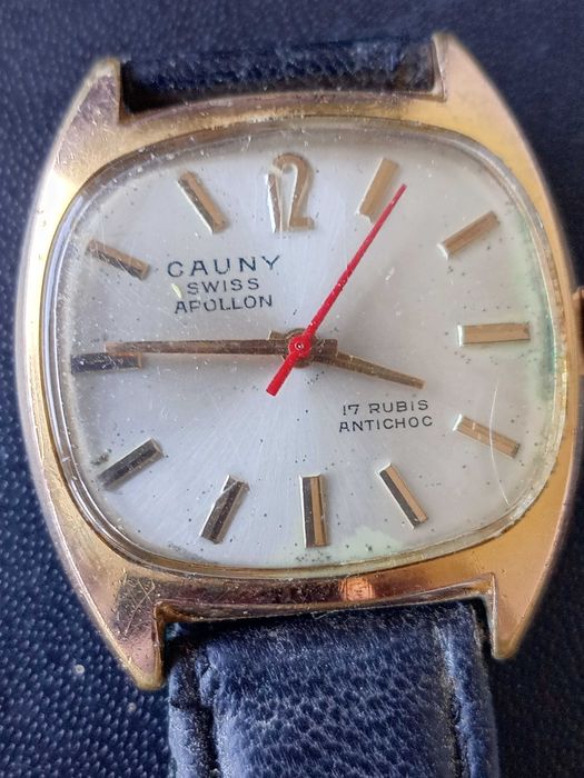 relogio cauny prima vintage a trabalhar 10 microns or