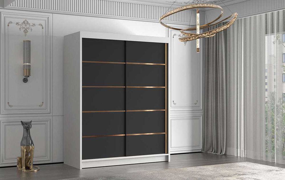 Szafa przesuwna garderoba DELTA 4 150cm 5 kolorów