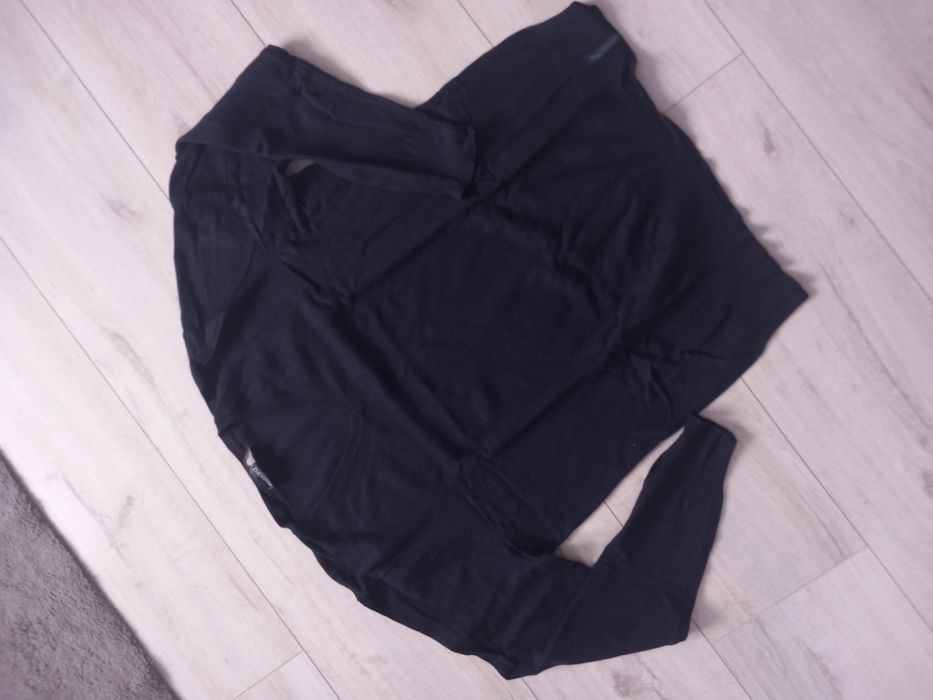 Granatowy sweter L