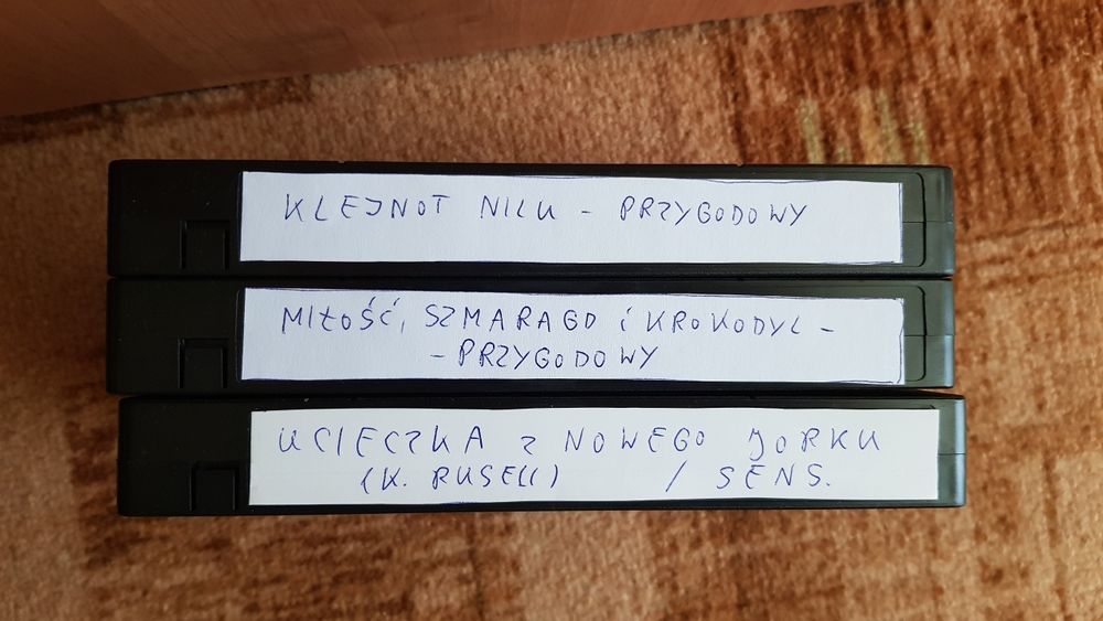 Filmy na kasetach video VHS