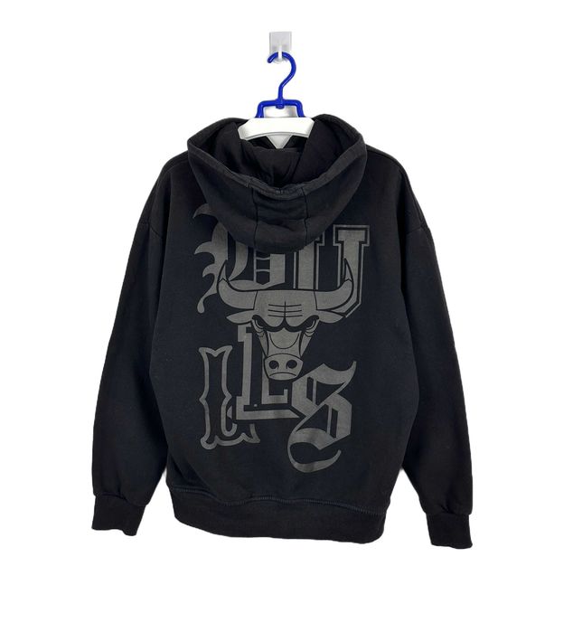 Bluza męska NBA Chicago BULLS boxy hoodie kaptur r. L