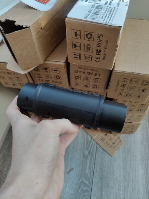 Перехідник Type 2 - type 1 7kw guwieyg адаптер переходник adapter 32A оригінал тайп 1 тайп 1 Америка гбт Китай