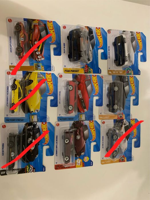 Машинки марки ,,Hotwheels’’ та ,,Matchbox’’