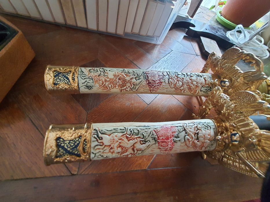 Espadas decorativas do estilo dragão imperia