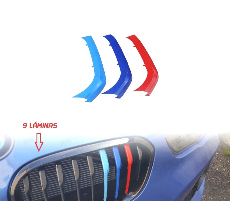 TIRAS BMW M GRELHA F20 F2 LCI 15-19 9 LAMINAS