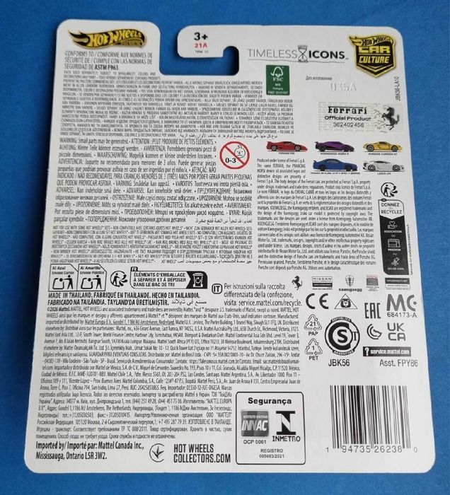 Hot Wheels Premium Ferrari F50 Timeless Icons