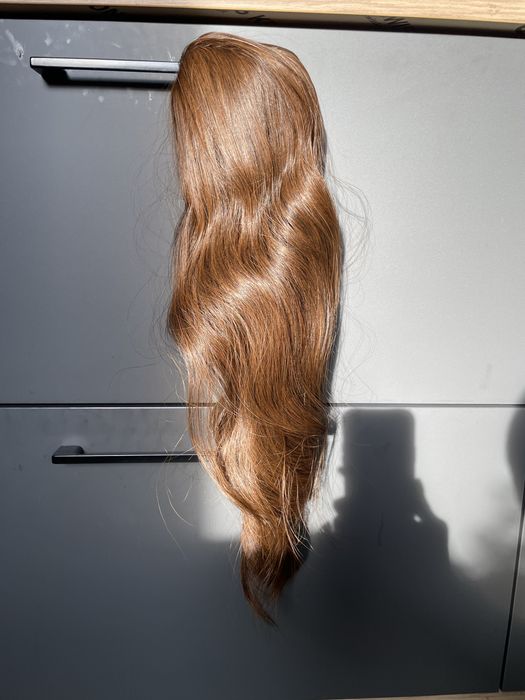 Piękna dopinka do włosów brąz 55 cm