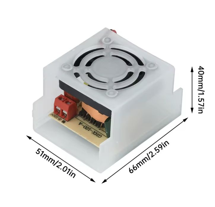 Міні інвертор 100Вт  DC12-16.8в to 220в