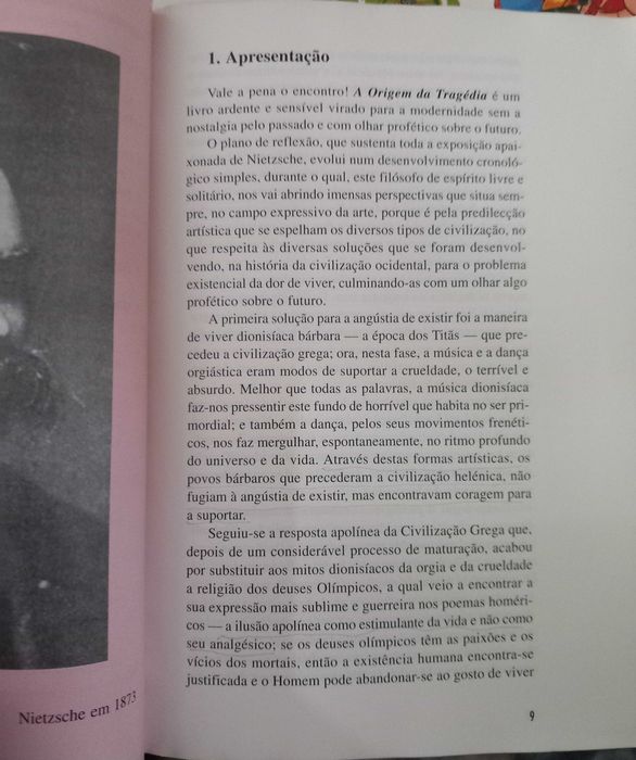 A Origem da Tragédia - Nietzsche - portes incluídos