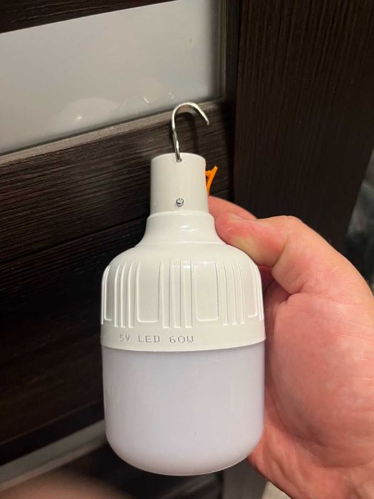 Туристичний світильник, лампа для кемпинга LED USB White