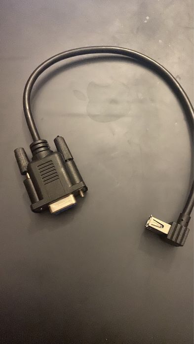 Cabo com ficha RS32 - USB fêmea.