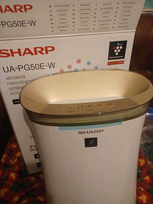 Oczyszczacz powietrza SHARP UA-PG50E-W - nowy