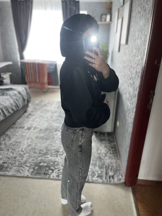 Джинси сірі моми