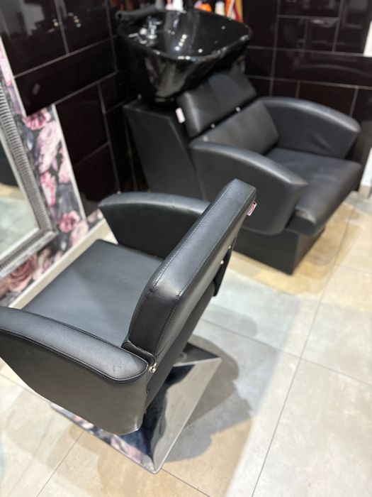 Myjka fryzjerska + fotel