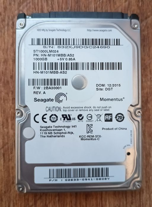 Жёсткий диск для ноутбука 1Тб Seagate