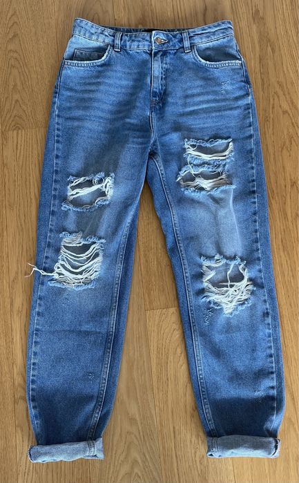 Spodnie boyfriendy MOHITO 36 idealnie leżą