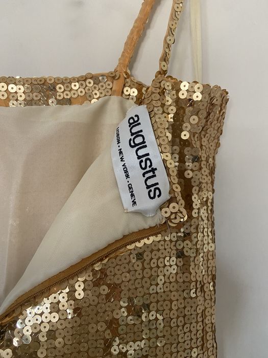 Vestido de noite com capa de AUGUSTUS - anos noventa