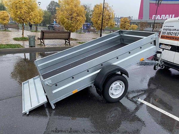 Прицеп причіп легкового автомобіля оцинкований