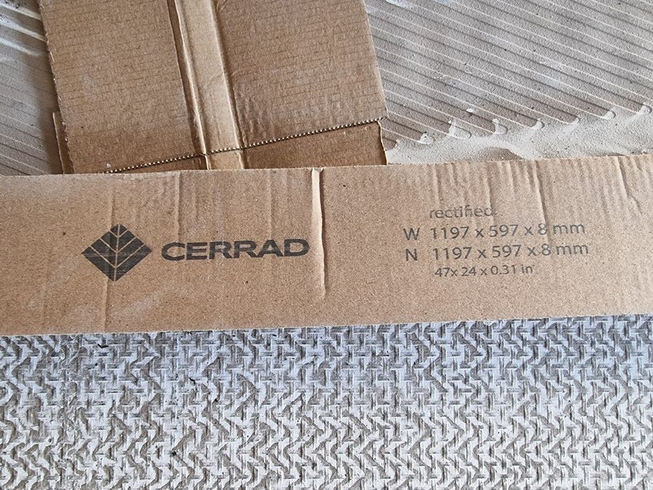 Nowe płytki ceramiczne rektyfikowane  Auric Graphite  1197x597x8