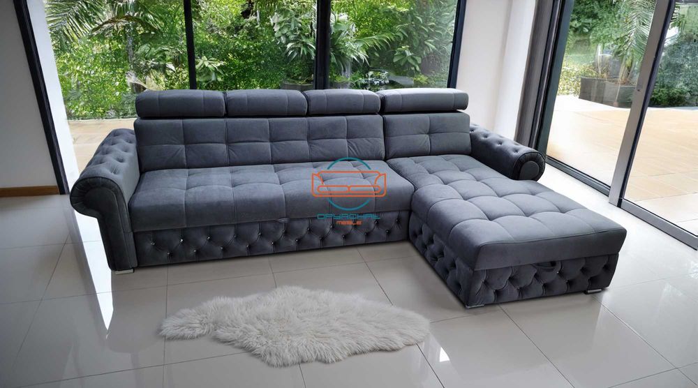 PRODUCENT !!! Narożnik pikowany glamour na wymiar NR.8/2024 L