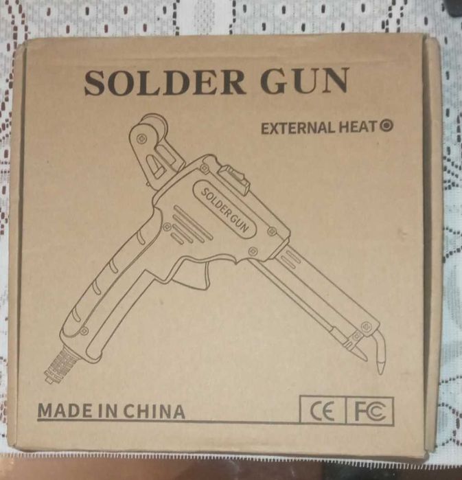 Pistolet lutowniczy SOLDER GUN - szybkie nagrzewanie, lutownica elektr