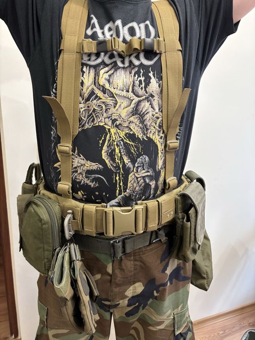 Tasmanian tiger pas bojowy taktyczny molle ładownice kabura zestaw