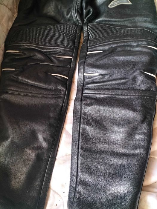 Calças d moto pele Alpinestars tam. 48