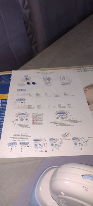 Projektor kołysanka dla niemowlaka