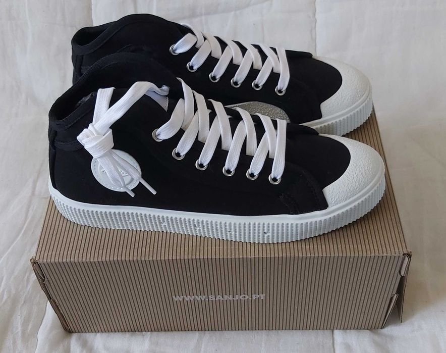 Ténis Sanjo K100, Preto, Tamanho 38, Originais, Novos