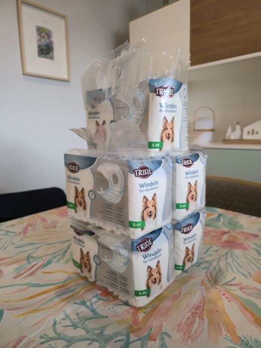 Fraldas TRIXIE para cadela S-M (59 unid)