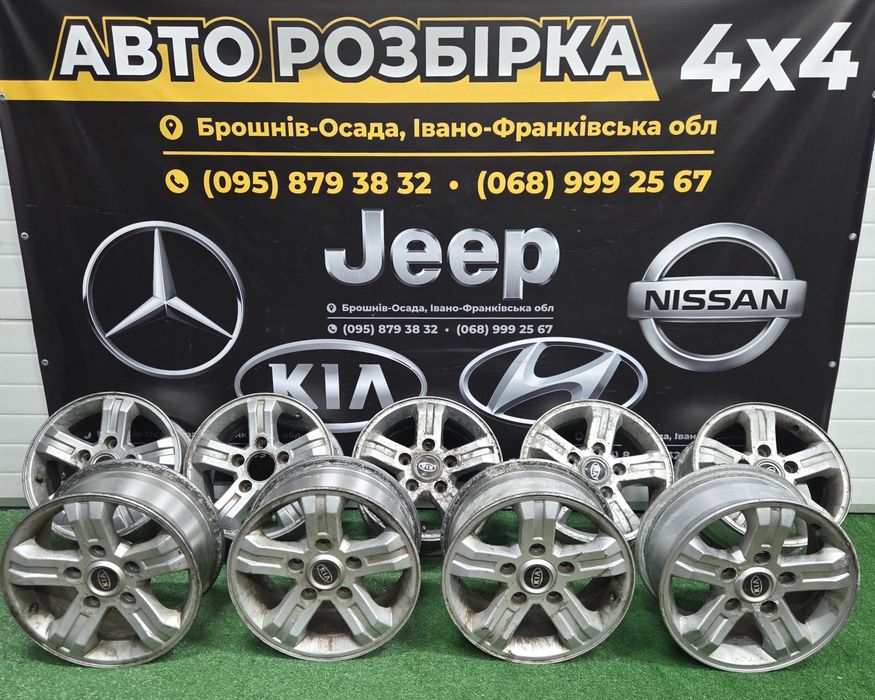 Диск диски колеса Kia Sorento BL Кіа Соренто 1 2002-2009 16 5×139.7 розборка шрот запчастини