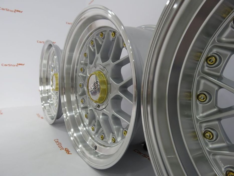 Jantes Haxer HX025 16'' x 8et15 + 9 et10 4x100 + 4x114.3 Silver