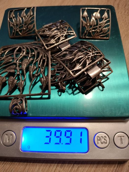 Duży zestaw biżuterii srebro 925