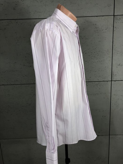 Marks & Spencer roz. 42 męska koszula w paski