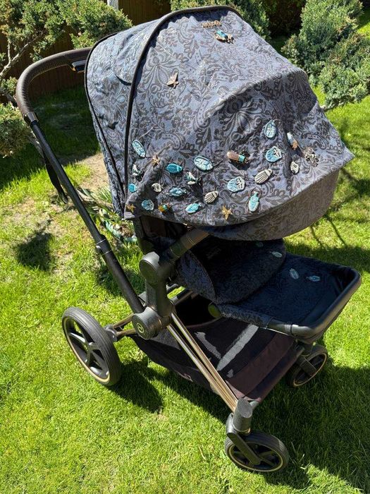 Коляска Cybex Priam 2 в 1 Jewels of Nature шасі Rosegold