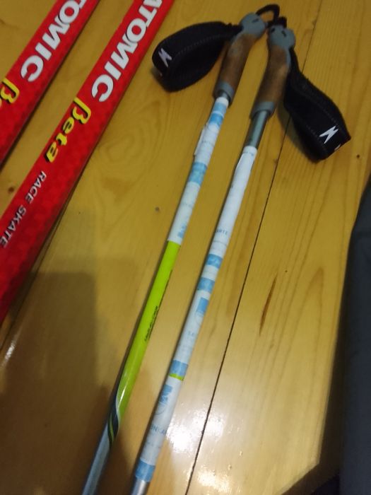 Горные лыжи Atomic Beta,ботинки 39-40р.Чехол.