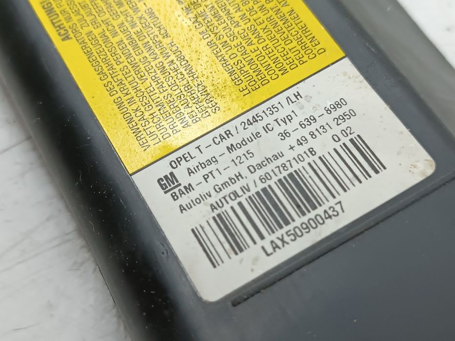 Airbag de cortina direito esquerdo - OPEL ASTRA H GTC (A04) | 05 - 10