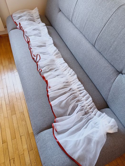 Firanka woalowa, lambrekin 6m, nowa