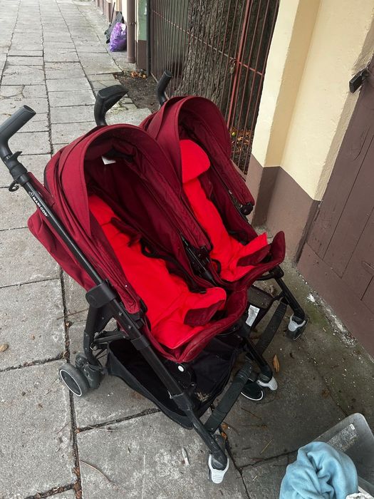 Wózek podwójny, bliźniaczy, Maxi Cosi (odbiór Wrocław)