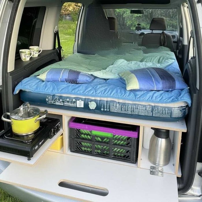 Camper Box - Zabudowa campingowa turystyczna do auta / VW Caddy
