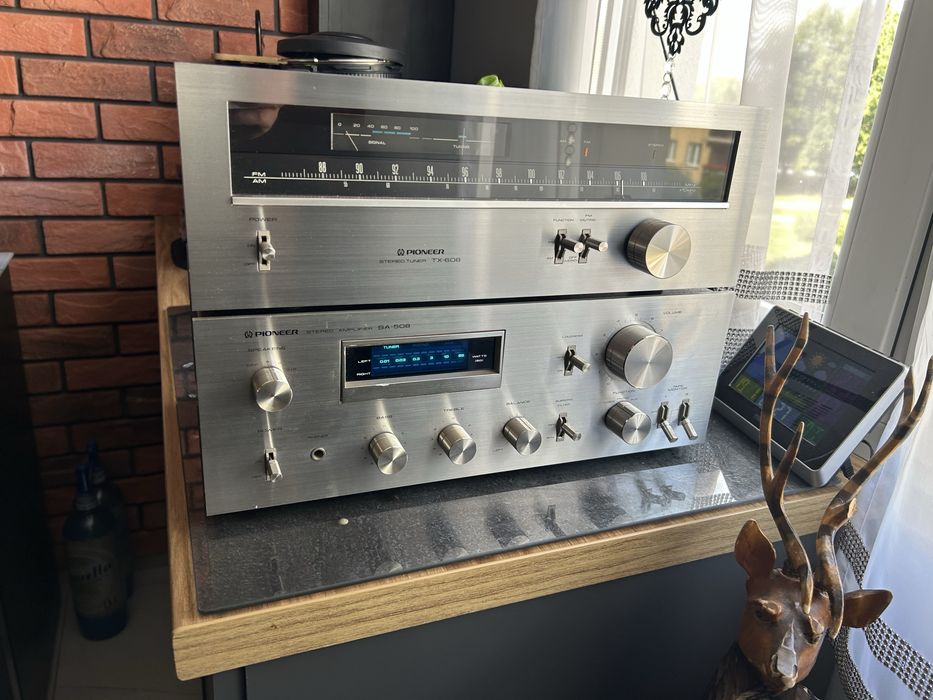 Piękny Zestaw Pioneer SA-508 Tuner Pioneer TX-608/Blue Edition/Wys24H