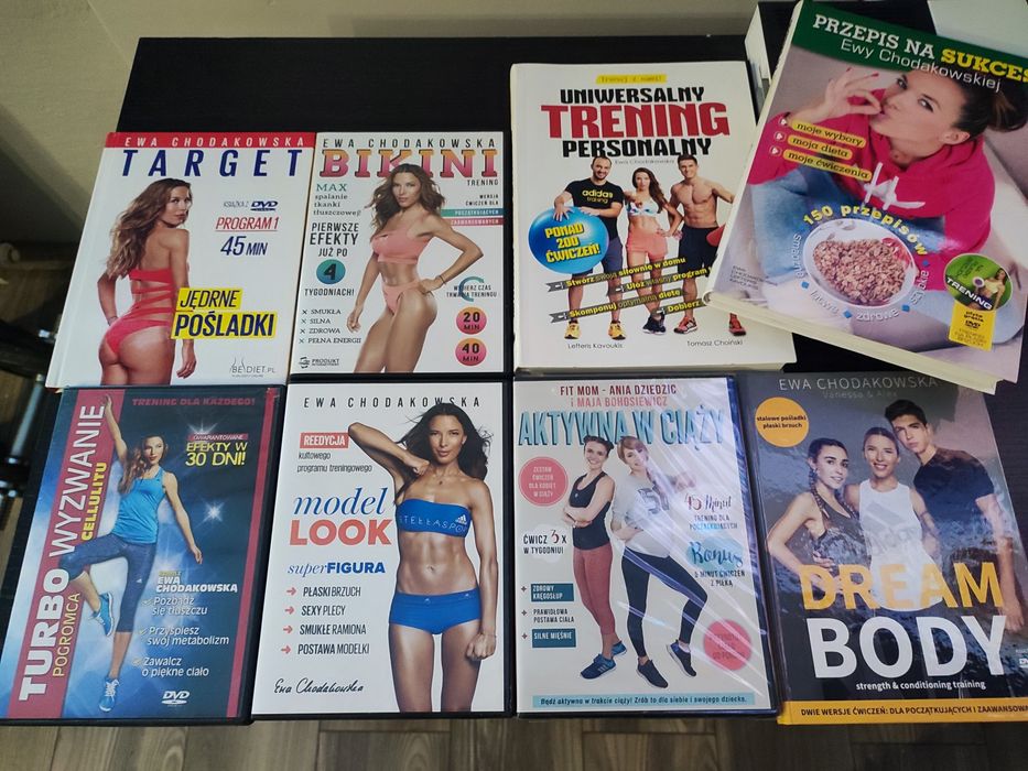 Płyty i dwie książki  Ewa Chodakowska