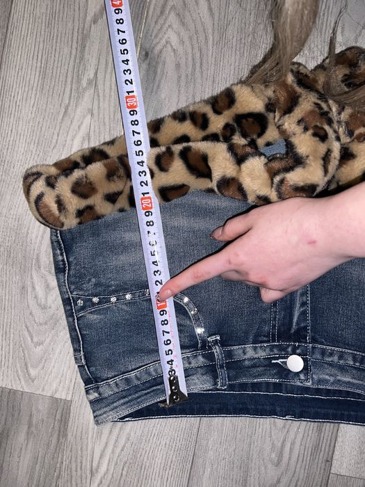 шорти джисові з стразами