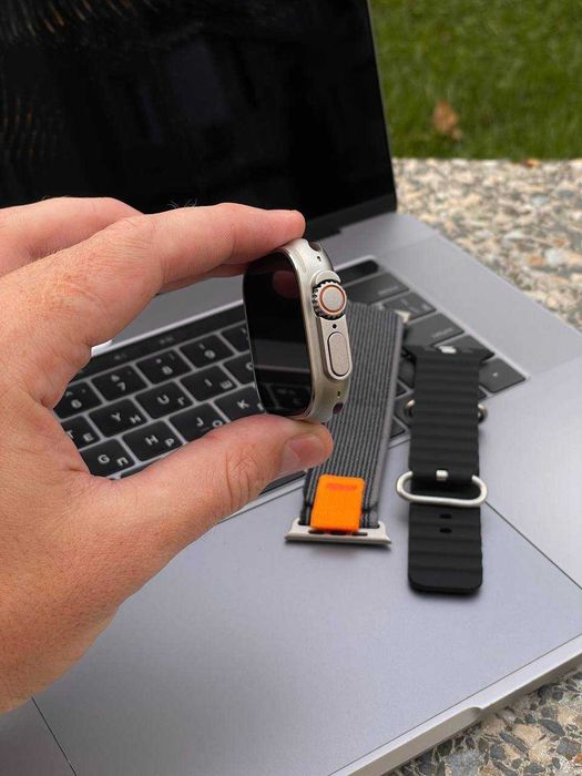 Годинник Apple Watch 8 Ultra Titanium Case 49 mm. Смарт часы эпл вотч.
