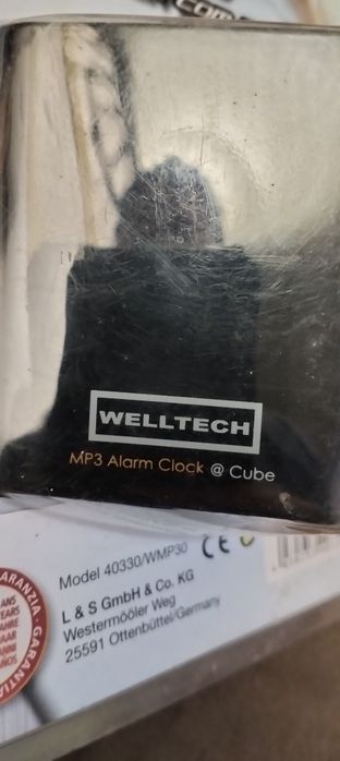 Relógio despertador MP3 novo na caixa. (ver desconto no texto)