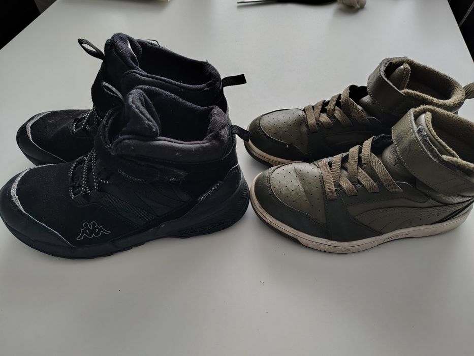 Buty zimowe dla chłopca Puma i Kappa 34